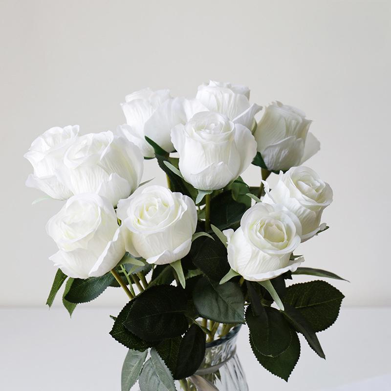 

Decorative Flowers & Wreaths 2021 Simulation Silk Rose Artificial Home Decoration Pography Wedding Party Props Decor For Living Room