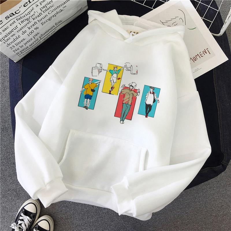 

Men's Hoodies & Sweatshirts Unisex Jujutsu Kaisen Men Harajuku Yuji Itadori Graphic Japanese Anime Gojo Satoru Cartoon Streetwear Male, Black