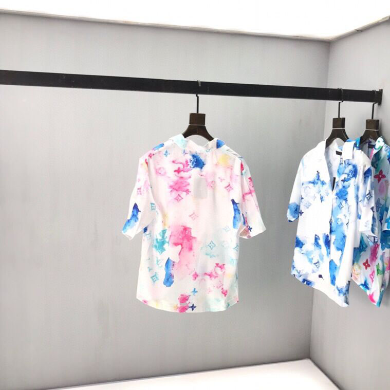 

EU size 21SS Spring/Summer high-grade pure cotton printed short-sleeved round neck panel T-shirt Color: black white Baseball jacke