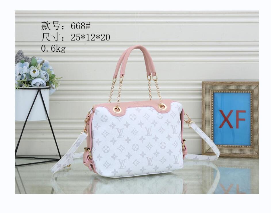 

1-78 New Classic Women Handbag Leather Shoulder Bag High quality Ladies Handbags Fashion Crossbody Messenger Bags GGLVLouis&#133, Red;black
