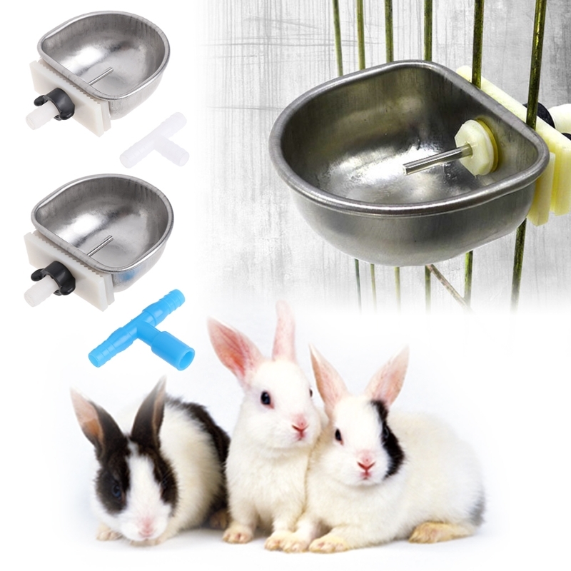 Rabbit Automatic Drinker Water Feeder Fix Come stainless steel T Joint equipment-image-692834337