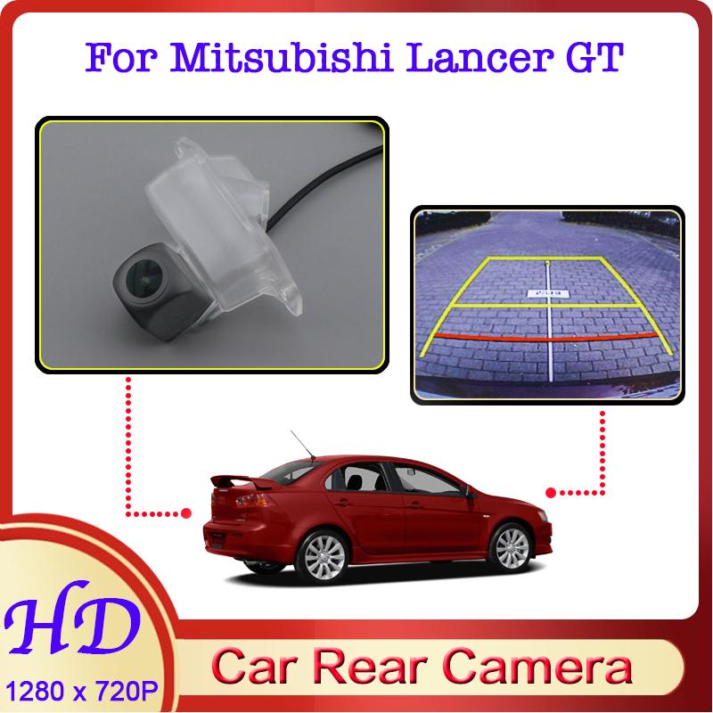 

Car Rear View Cameras& Parking Sensors Reverse Image Fisheye CAM For Mitsubishi Lancer GT 2007~2021 Night Vision HD Dedicated Back Up 720P C