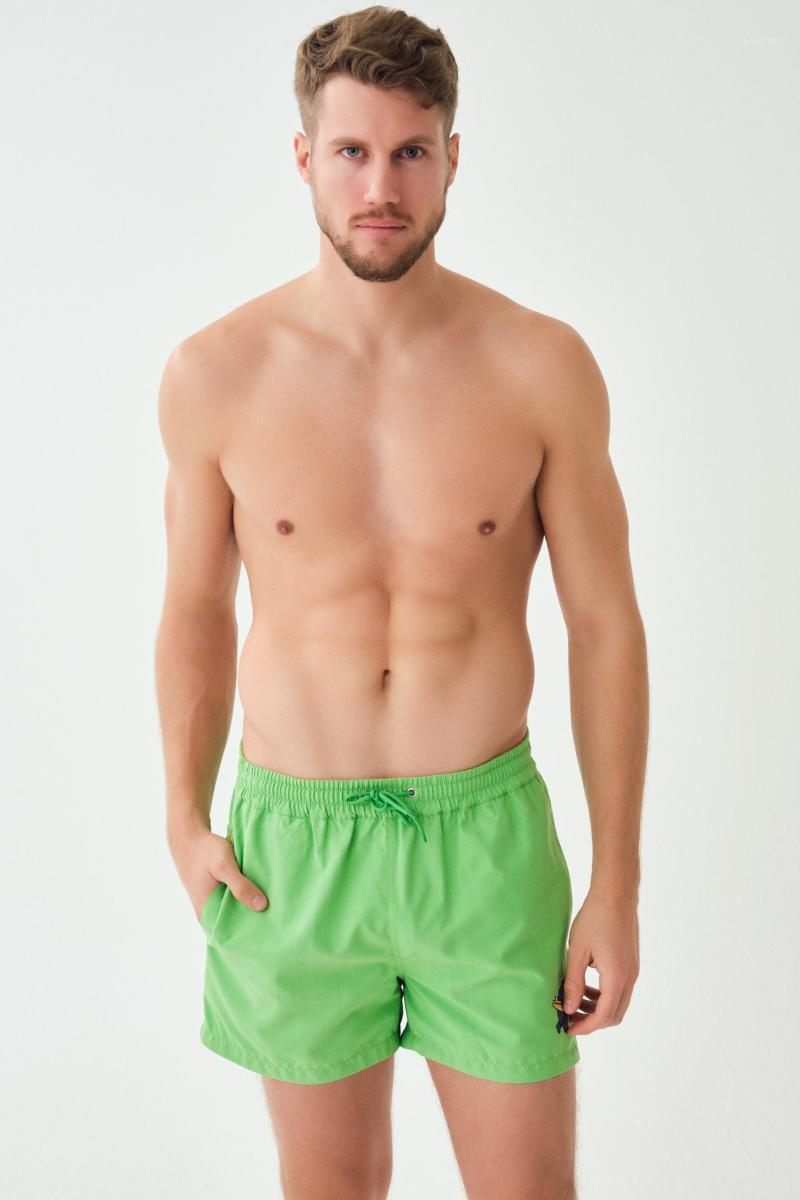 

Men' Surf Shorts Swim Short Straight Green Icro, As pic