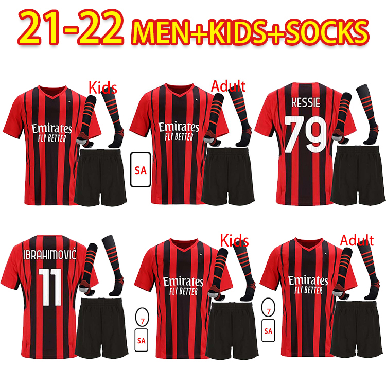 

tops INTER soccer jersey AC BARELLA CORREA DZEKO MILAN GIROUD IBRAHIMOVIC LAUTARO ERIKSEN THEO BRAHIM 21 22 + kids kit sets football shirt 2021 2022 uniforms, Yellow