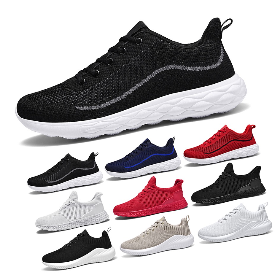 

Mesh tennis shoe white black jogging walking calzado running shoes sneaker breathable outdoor classic deportivo fashion sport sneakers, # 1
