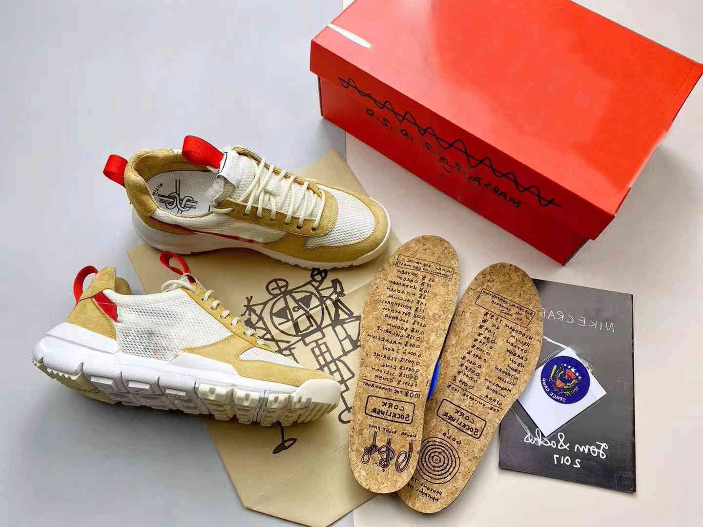 

Shoes Tom Sachs x Craft Mars Yard 2.0 TS Joint Limited Sneaker Best Quality Natural Sport Red Maple Authentic Sports Original, Tom sachs x mars yard 2.0