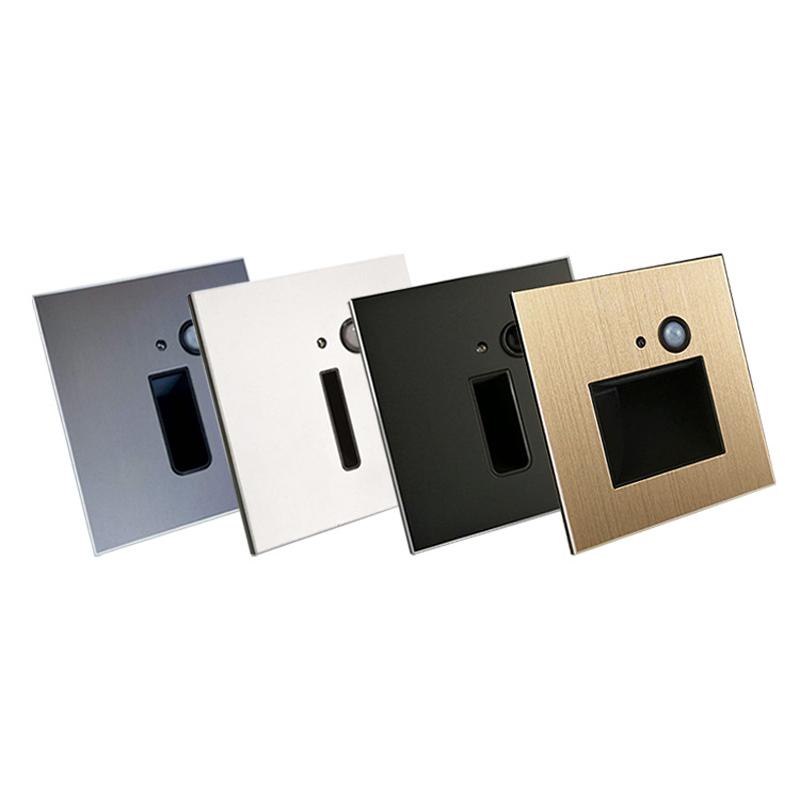 

Wall Lamp IR Motion Sensor LED Recessed AUTO ON/OFF FootLight For Step Stair Corner Hallway Staircase Lighting