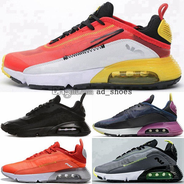 

2090 max us 12 men mens 46 Sneakers shoes 386 size 5 zapatillas eur 35 air trainers running women hommes casual girls cushion lime green, Black;red