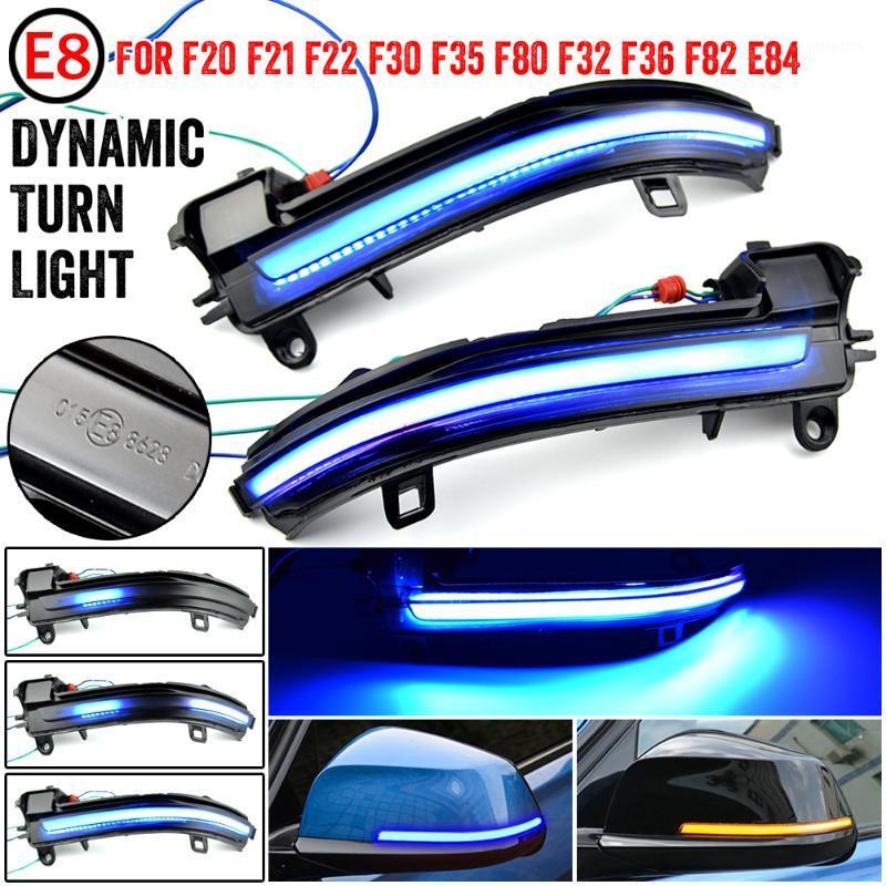 

Emergency Lights Blue Yellow For 1 2 3 4 Series X1 F20 F22 F30 F34 F32 E84 I3 Side Mirror Indicator LED Dynamic Turn Signal Light Sequen
