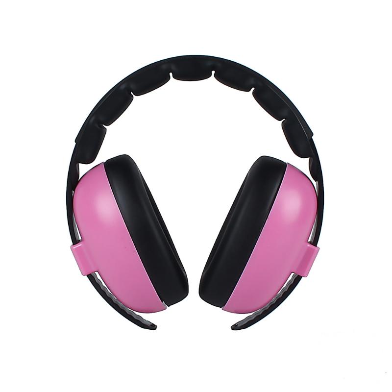 

Berets Baby Kids Noise Canceling Travel Ear Protection Wireless Outdoor Gift Headphone Boys Girls Adjustable Headband Care Home Padded, Pink