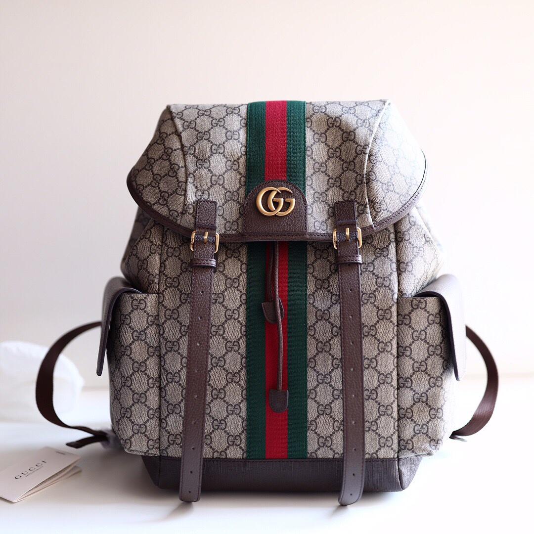 

GUCCI Wholesale High-end women Fashion bag FASHION backpackBags Phone GG pocket DesignerBag Leather Retro Classic MINI pattern, Deep brown