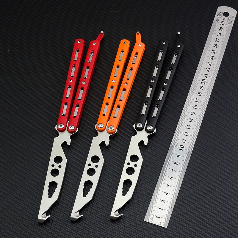 

Trainer Butterfly Training Knife Not Sharp Plastic Hanldle Knives