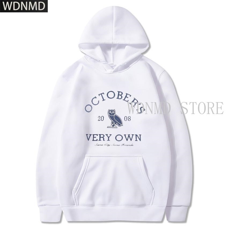 

Hoodies Men's Women Autumn OVO Long Sleeve Patchwork Hoodie Sweatshirts Fleece Streetwear Harajuku Hip Hop Sudaderas Hombre, Dark grey