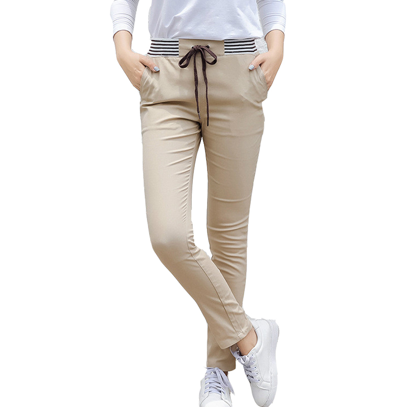 

streetwear fashionable women' pants for women trousers ladies harem pants capris female woman high waist pants Plus size XXXL 210519, Beige