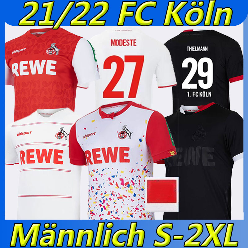 

21/22 FC Köln soccer Jerseys Carnival Kit 2021 2022 Koln SKHIRI ONDREJ DUDA Fastelovend Trikot Football Shirt ANDERSSON HECTOR MODESTE KATTERBACH THIELMANN third 3rd, Koln 21-22 away