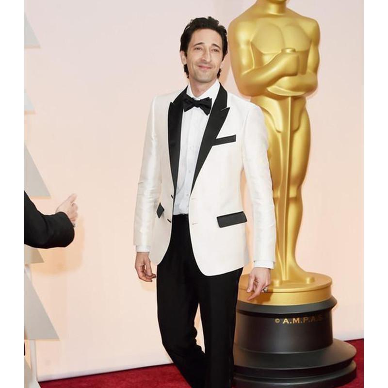 

Men's Suits & Blazers 2022 Custom Made Wedding Tuxedos White (Jacket+Pants) 2 Pieces Regular Groom Man Groomsmen Men For Prom Casual, Same as image14