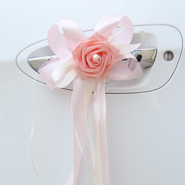 

Party Decoration Wedding Car Butterfly Rearview Mirror Handle Flowers Anniversary Supplies Team Knob