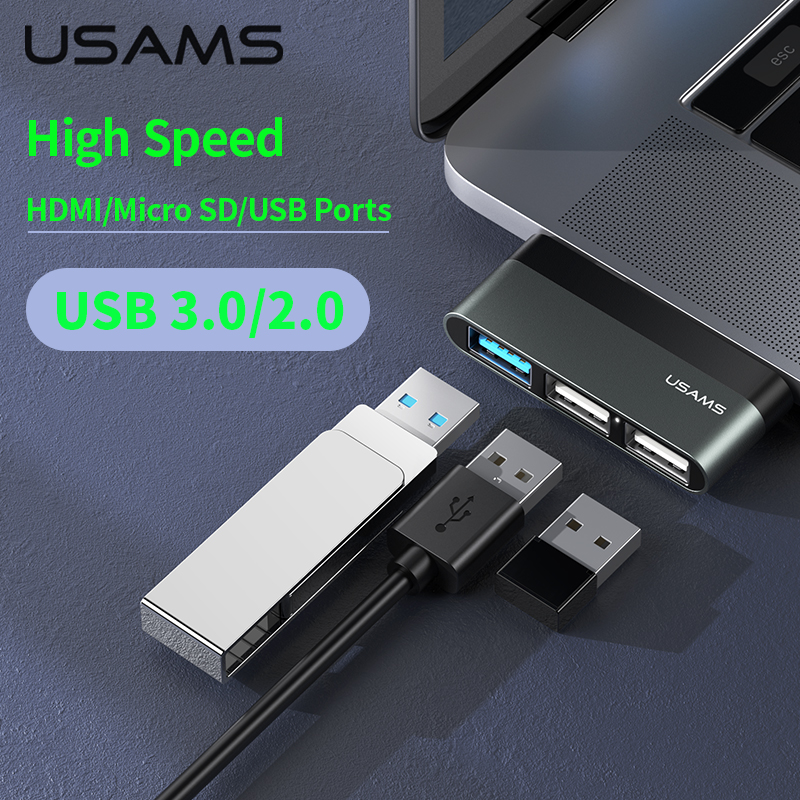 

Type-C Cable Mini Hub USB 3.0 2.0 Hub Multi USB Splitter Adapter For iPad Pro/Laptop/Phone/PC USB-Hub Expander High Speed