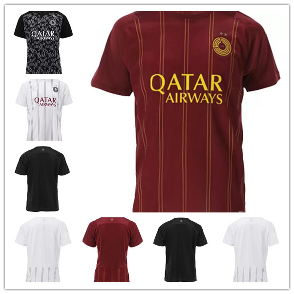

21 22 Al Sadd SC Soccer Jerseys 2021 2022 Qatar Baghdad Xavi Bounedjah Guilherme Akram Afif Ayew home away football shirts camisetas de fútbol top
