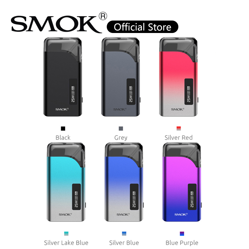 

Smok Thiner Pod kit 25W Mod Built-in 700mAh Battery 4ml Cartridge with 0.8ohm Mesh Coil 0.69inch OLED Screen Vapor Device 100% Original, Mixed - leave us message