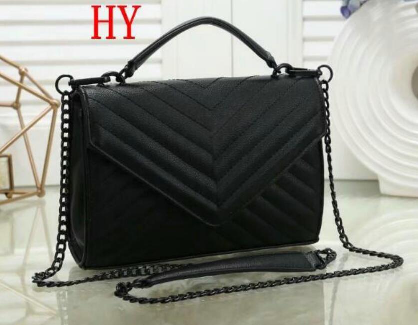 

Fashion Crossbody Handbags top sheepskin bag caviar metal Black chain Handbag Genuine Leather Flip cover diagonal Shoulder Bags SL56987