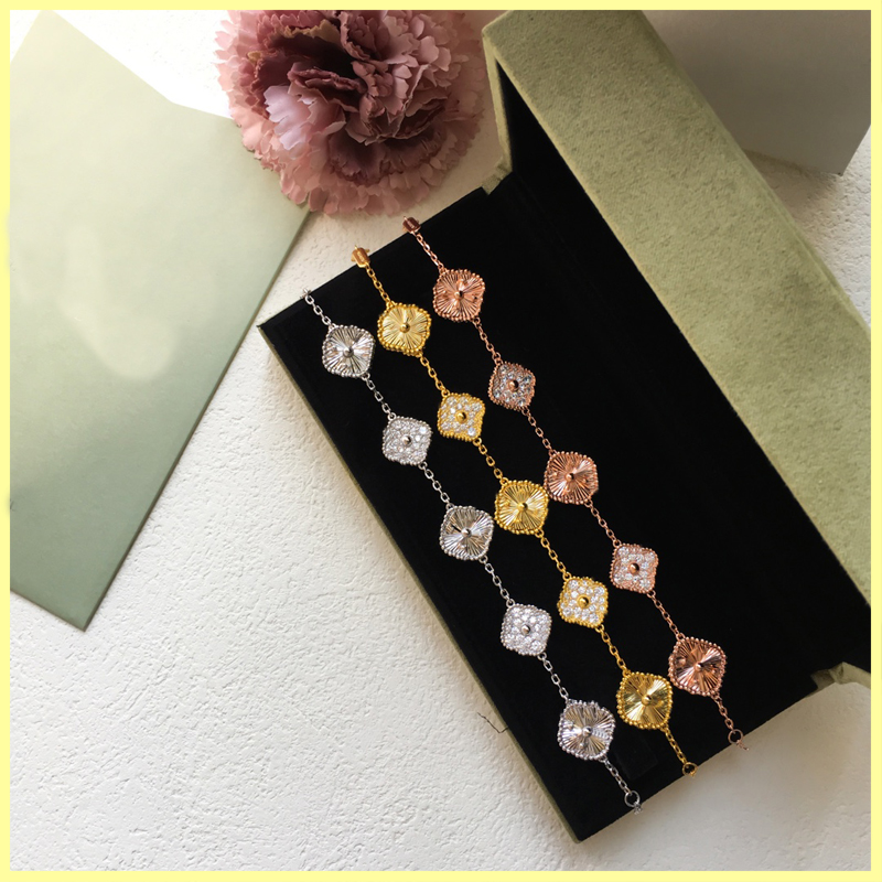 

Designer Bracelets For Womens With Box Fashion Chain Wedding Bracelets V Brandsl Luxury Jewelry Top Quality 1.4 Cm In Diameter