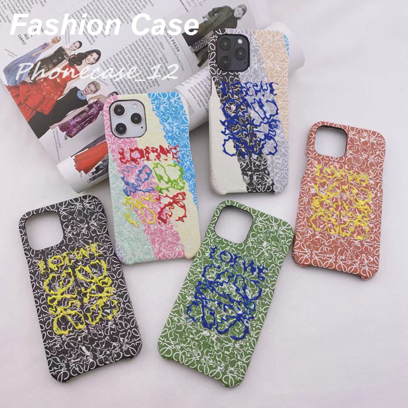 

Fashion phone case for iphone 11 12 Pro max cases with Textile Beautiful Pattern cover 11xs XSmax xr 8plus 8 7plus 060616