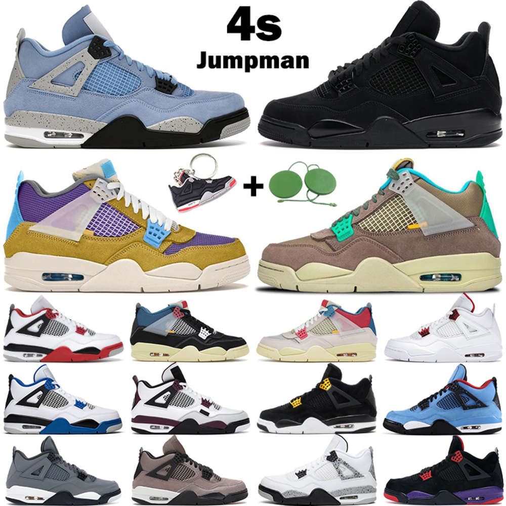 

men women basketball shoes jumpman 4s 4 Desert Moss Taupe Haze University Blue White Oreo Black Cat Bred mens trainers sports sneakers KYXL sosai