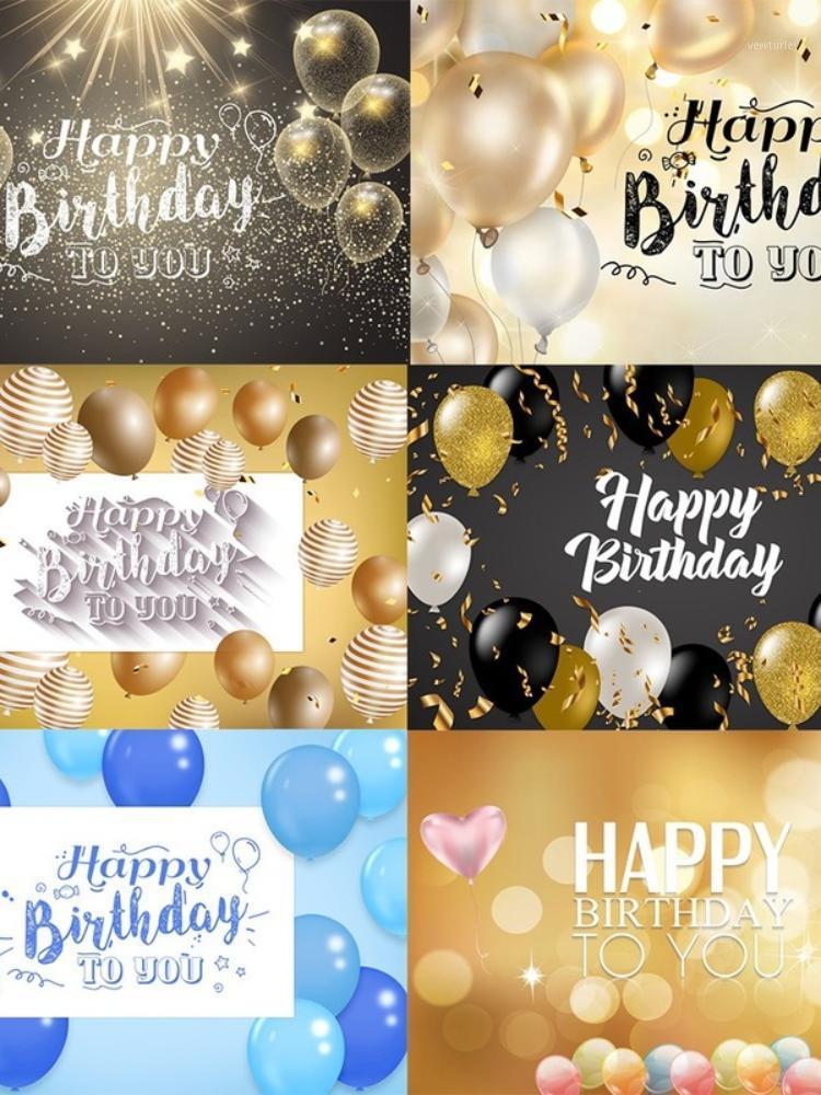 

Party Decoration Balloon Birthday Background Cloth Banner Po Material Pography Studio Props