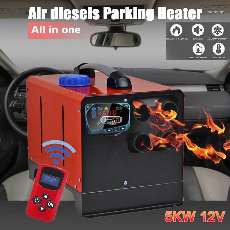 

Car Fans Heater 12V24V5KW Auxiliary In Electric Heaters All One Air Diesels Parking LCD Screen Switch Remote Control1