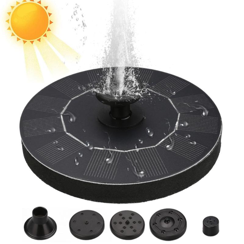 

2.4W 10V Solar Fountain 210L/H Flow Bird Baths Pump Floating Panel Water For Outdoor Garden Pool Pond Decor Decorations