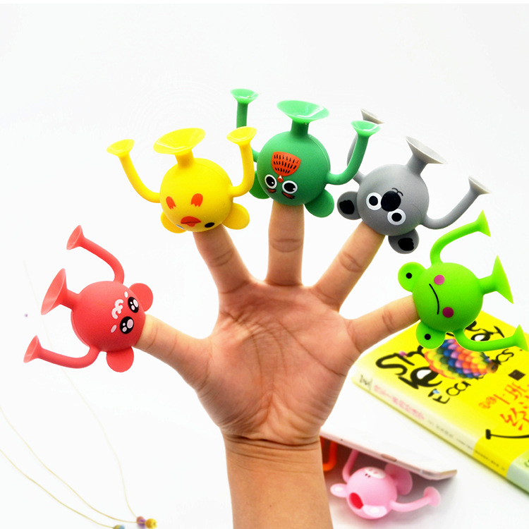 

Fidget Toys Wholesale and Retail Silica Gel Children's Sucking Toy FDA Puzzle Animal Cute Cartoon Mini Sucking Building Blocks
