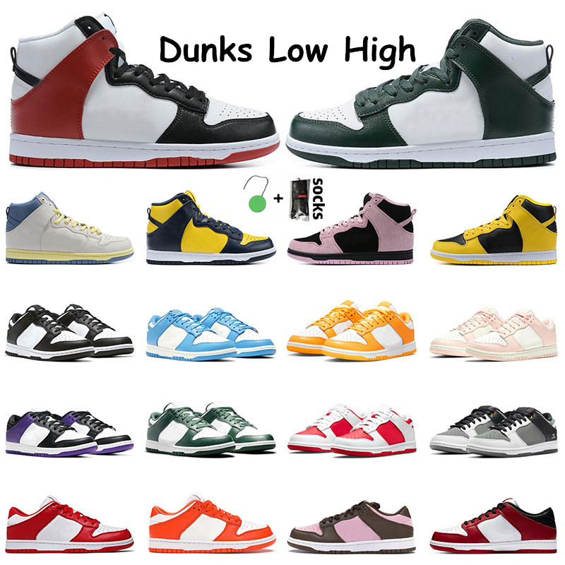 

2022 Mens Shoes chunky sneakers Laser Orange Pearl Black White Coast University Red Varsity Classic Green womens outdoor sports trainers