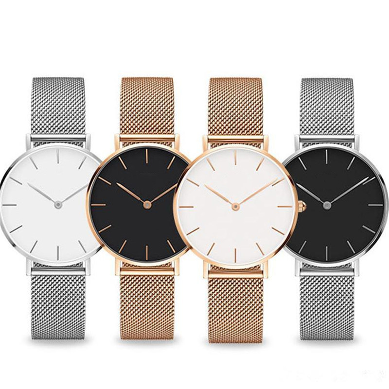 

wholesale 32mm 36mm high quality Fashion Womens Watches Rose Gold dress stainless steel Lady Casual Watch Gift Wrist High quality watch