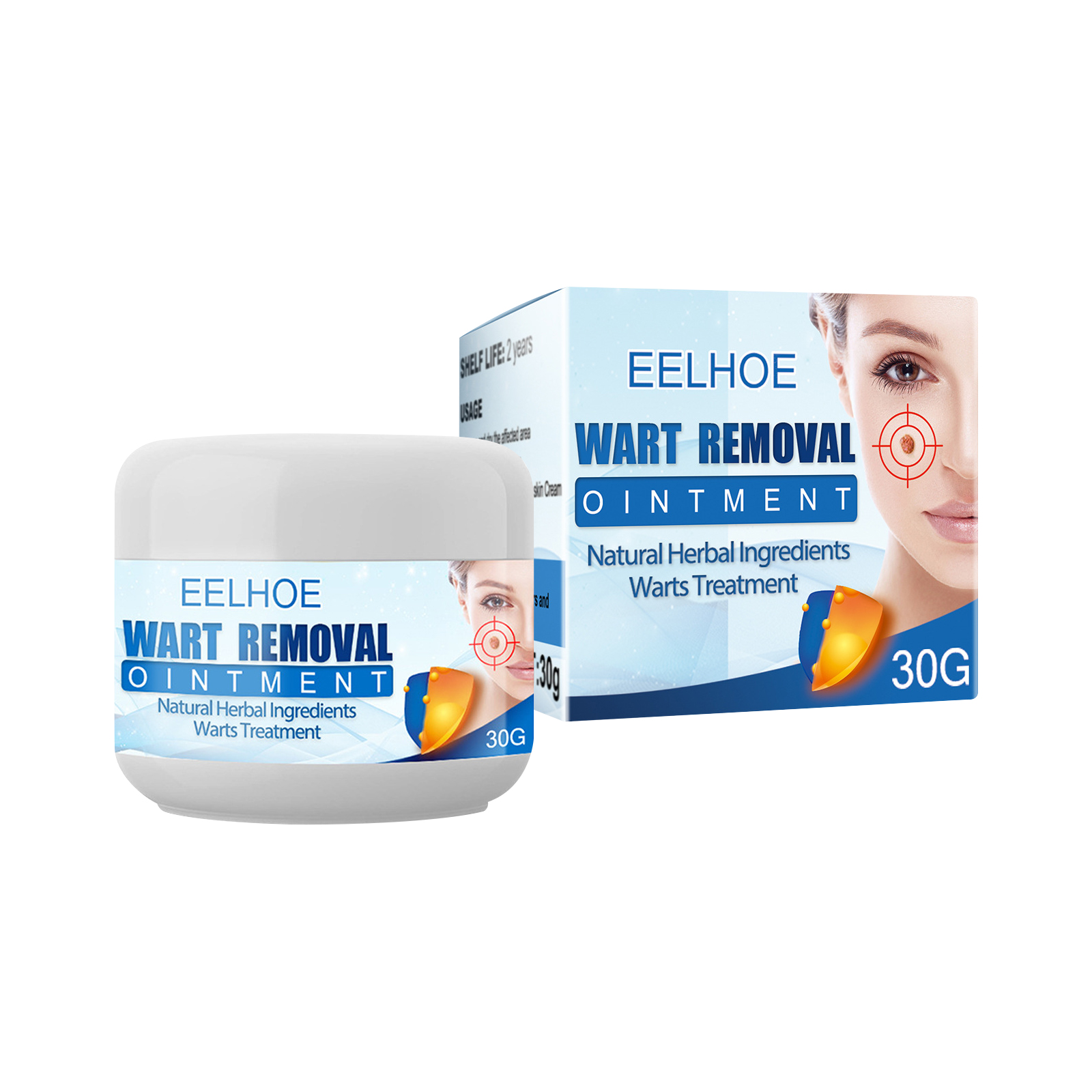 Free freight eelhoe Wart Removal Cream Boxed skin cleansing body care repair laser wart removal machine-image-750194959