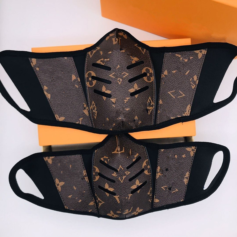 

fashion letter pattern Designer Masks classic modern unisex Windproof veil