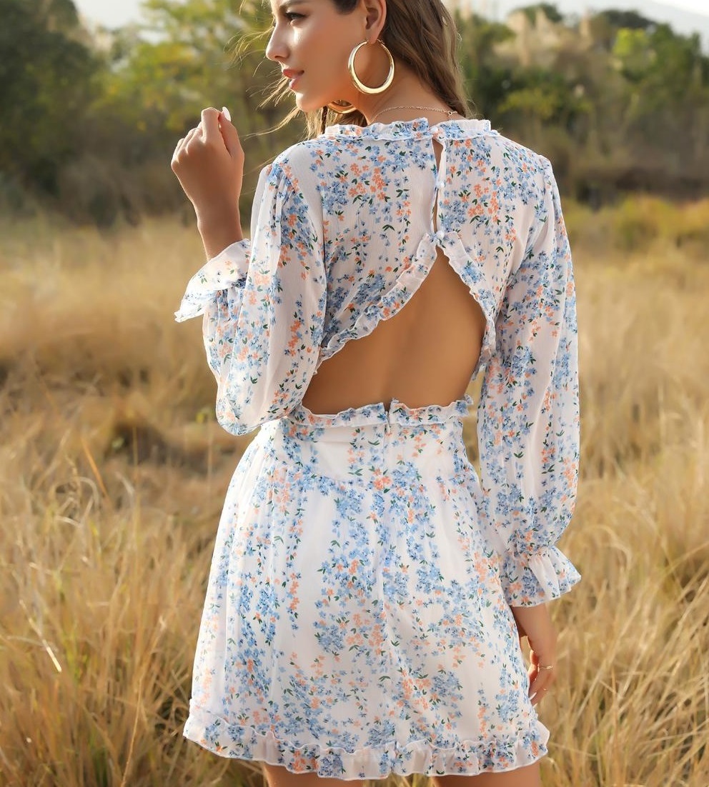 

Dresses for woman party wear nightclub Dress casual Sexy Womens evening dress floral print skirt Female Summer loose clothing beach Elegante streetwear big hips, White