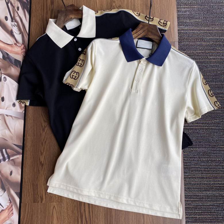 

Luxury designer fashion classic mens printed letter shirt cotton men's designer t-shirt white black designer polo shirt male M-3XL