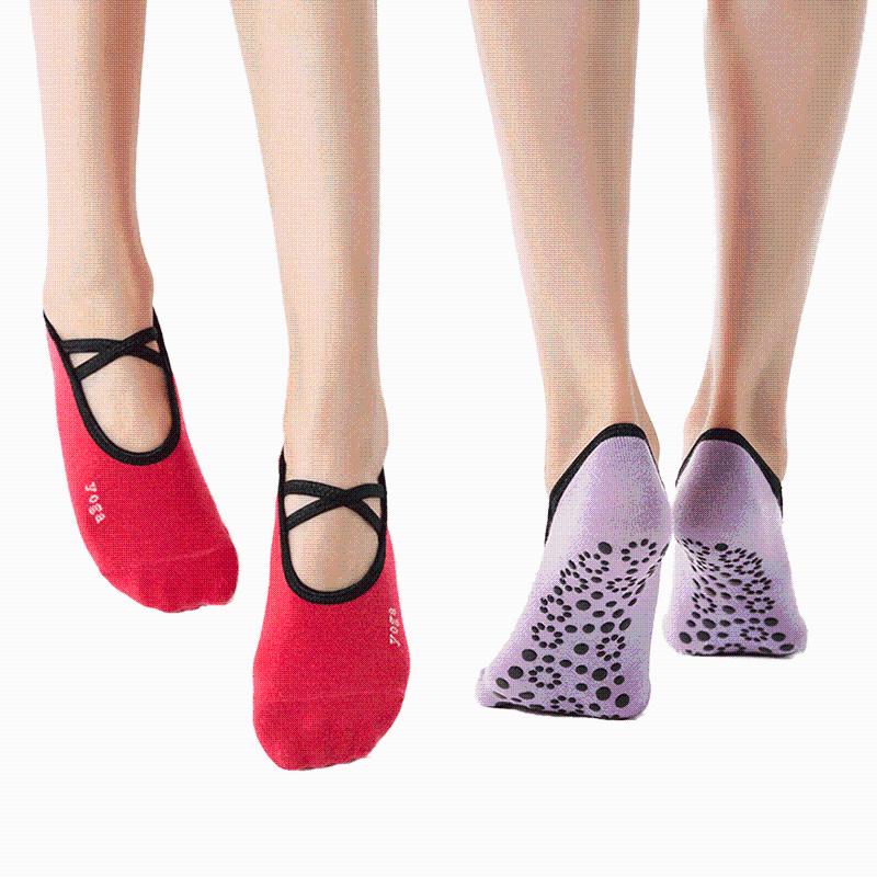 

Sports Socks High Quality Women Bandage Yoga Pilates Anti-Slip Damping Drancing Ballet Quick-Dry Good Grip For Cotton, C1
