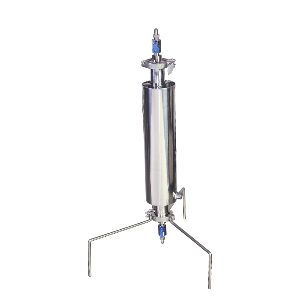 

ZOIBKD BHO Closed Loop Extractor 45G/90G/D90G Supplies Pressurized Kit Stainless Steel Vacuum Chamber with Tripod