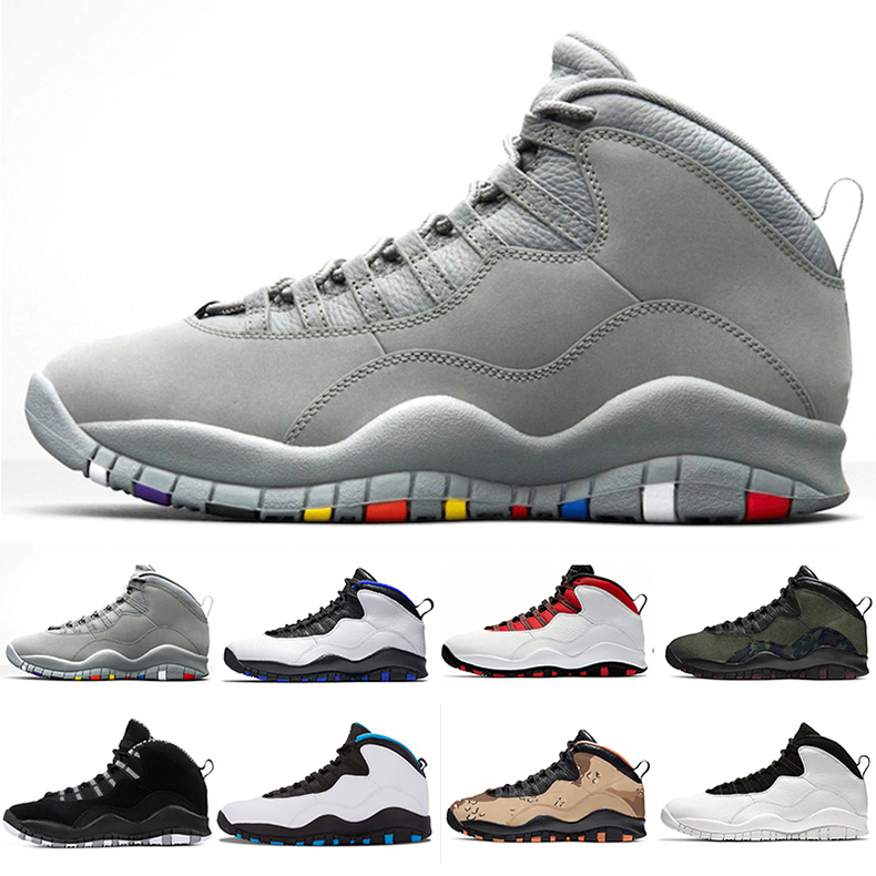 

Jumpman 10 10s mens basketball shoes sneakers Desert Cool Grey Ember Glow Powder Blue Westbrook Fusion Red I'm back Woodland men outdoor trainers sports shoe, Pay for box