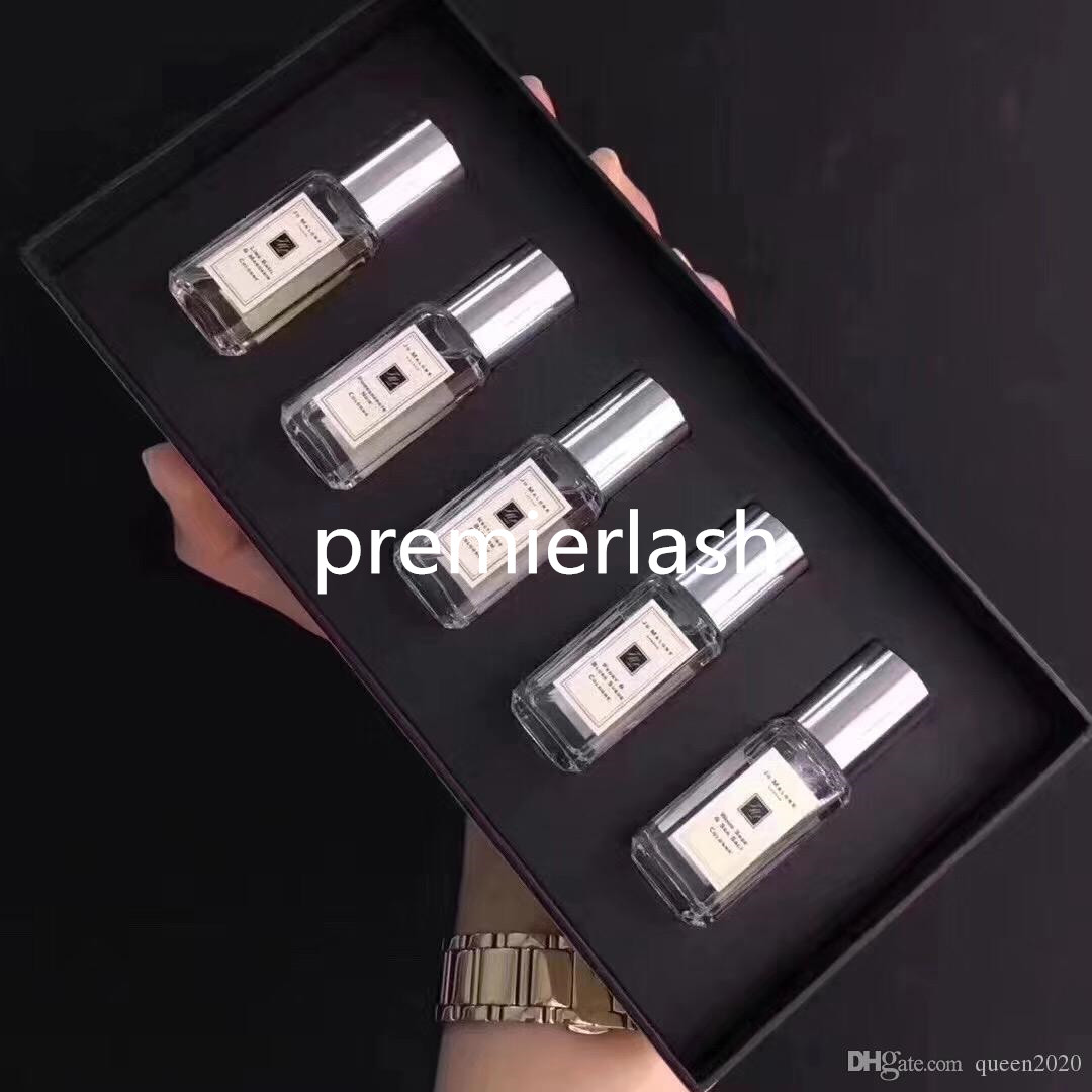 

2019 Designer Luxury High Quality Perfume Set Jo Ma London 5 Scents Type perfume 9ml*5pcs Travel Size fast delivery