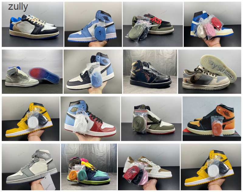 

Travis Scotts High 1 1s Mens Basketball Shoes University Blue electro orange dark mocha chicago twist Turbo Green UNC Igloo women sneakers Fashion Sports size US13, 17