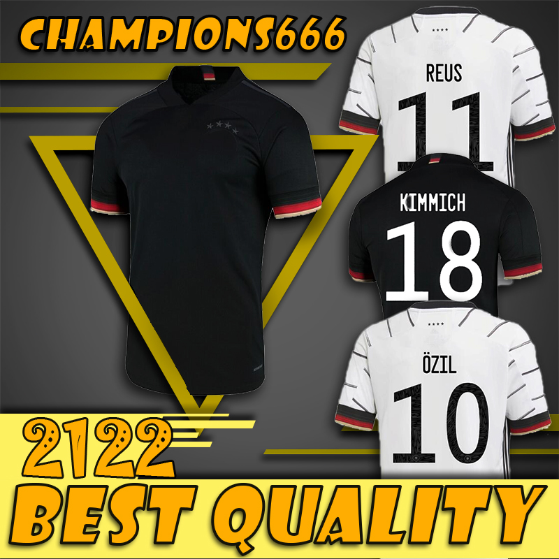 

fans version 2021 Germany Soccer Jerseys TAH Gundogan HUMMELS GNABRY WERNER KROOS 20 21 KIMMICH maillot de foot football REUS BRANDT HAVERTZ MEN, Black;yellow