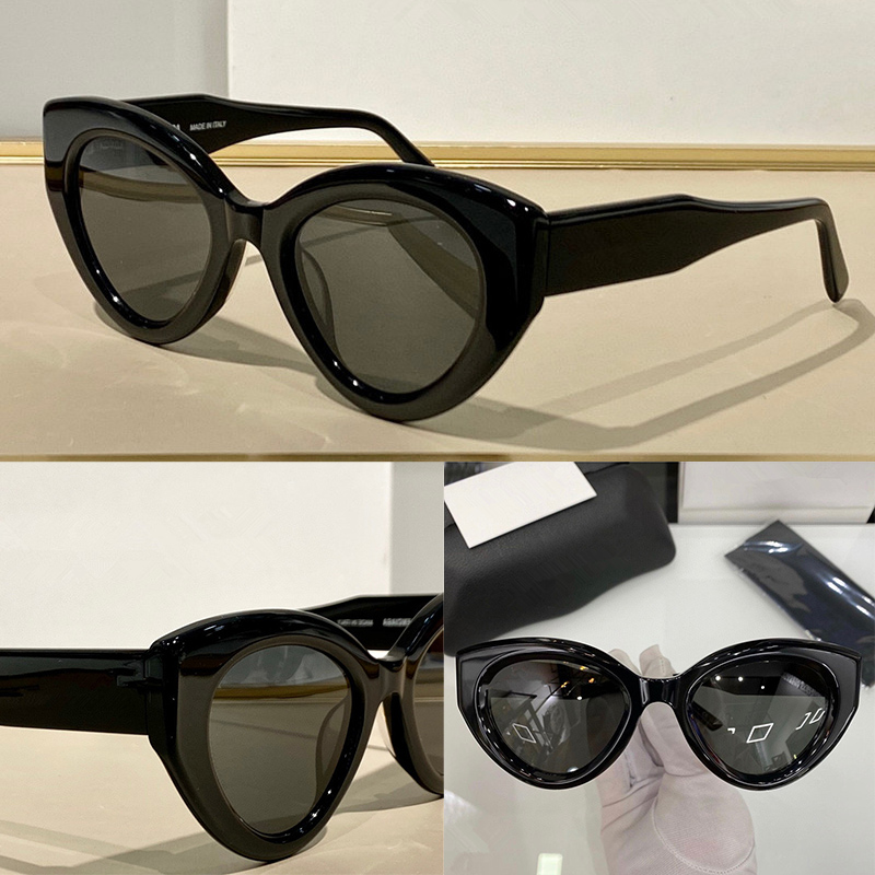 

Sunglasses For Women Summer style Anti-Ultraviolet Retro 0073 Plate Full Frame fashion Eyeglasses Random Box, White;black