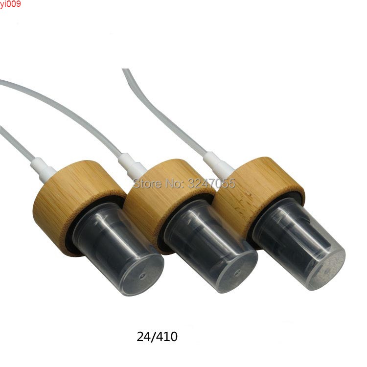 

50pcs100pcs 24/410 High Quality Bamboo Cosmetic Spray Nozzle for Bottles, Black Natural Mist Sprayer Bottlehigh qty