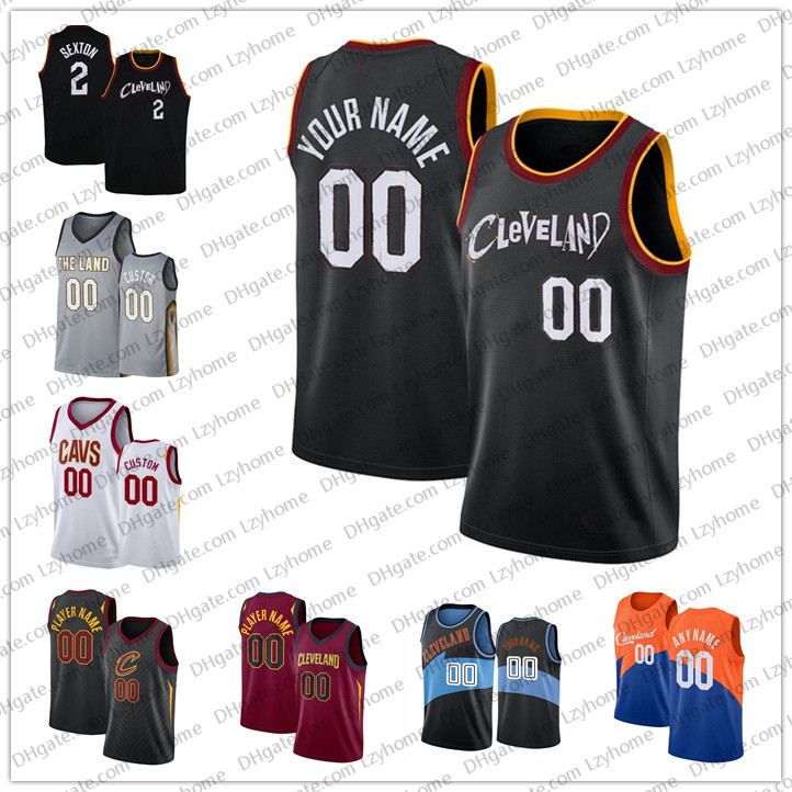 

Custom Collin 2 Sexton Basketball Jerseys Darius 10 Garland Cleveland Cedi 16 Osman Kevin 0 Love Larry 22 Nance Jr. Cavaliers Isaac, Black;red