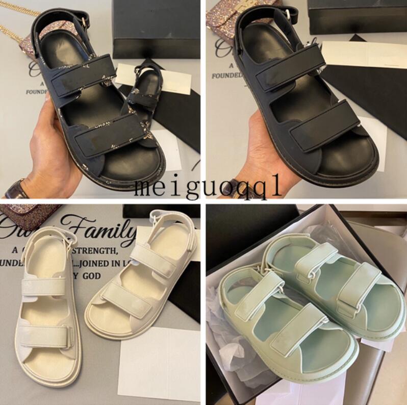 

2021 Super hot new sandals, luxury men's and women's sandals, designer men's sandals, designer women's sandal, Velcro fl, Black