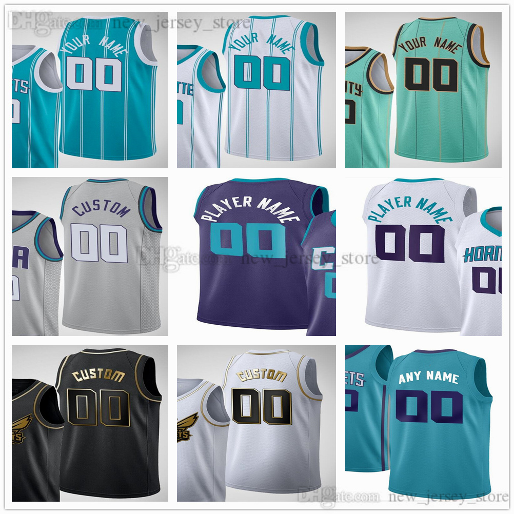 

Custom Printed Basketball Jerseys 2 LaMelo 20 Gordon Ball Hayward 3 Terry 1 Malik Rozier III Monk 0 Miles 25 Washington Bridges Jersey, Black;red