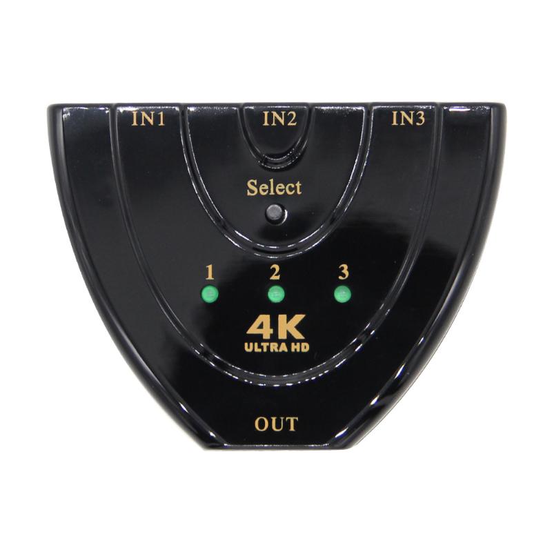 Mini 3 Port -compatible Switch 3x1 Video Switcher Input 1 Output Splitter H D M I For HDTV 1080P Audio Cables & Connectors-image-696780763